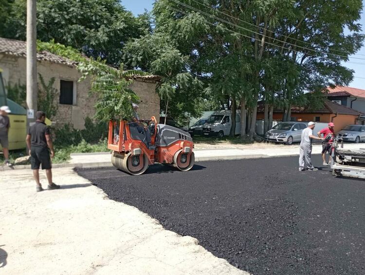 Пътят Виница - Милево е пред завършване
