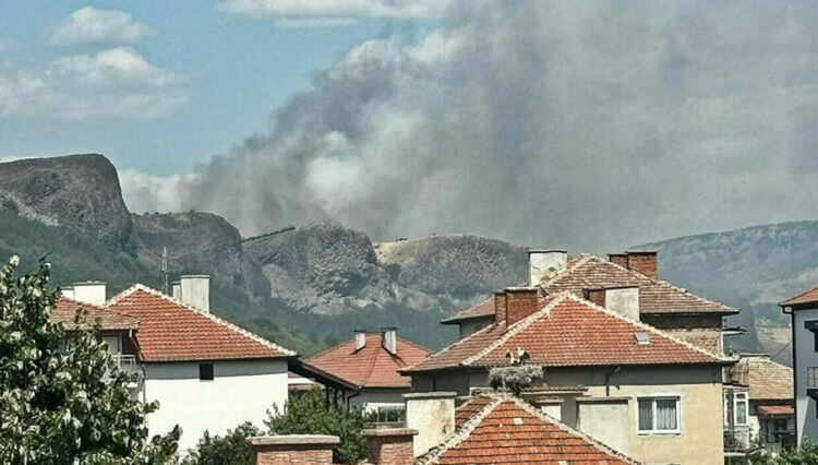Загасиха пожара в сметището над Кърджали
