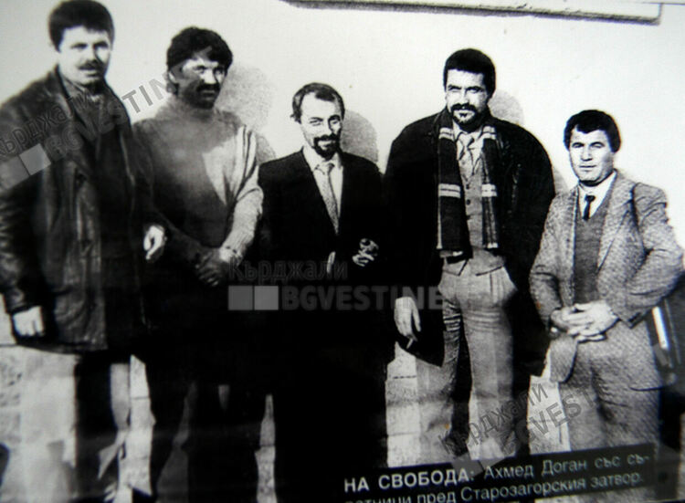 Доган на излизане от затвора