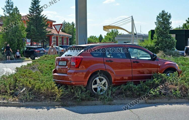 катастрофа на кръговото на бул. „Освобождение“ в Хасково