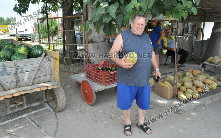 Дините в Любимец – 40 ст, на пазара в Хасково по левче за килограм