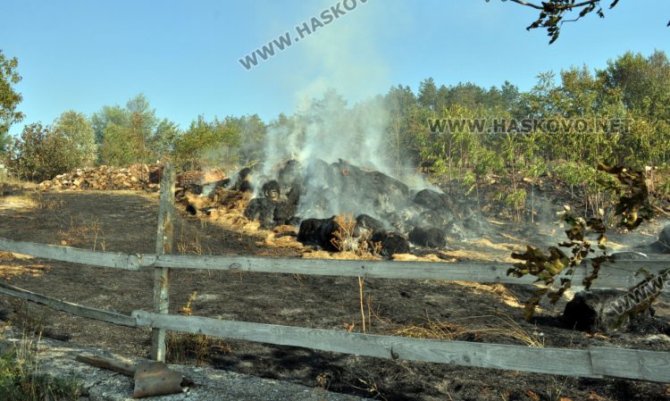 Ситуацията с пожарите в Хасковска област остава критична 