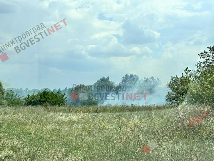 Пожар в Димитровград, навлиза в индустриална зона - обновява се