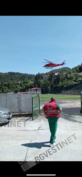 Медицинският хеликоптер лети към Смолян, има пострадал колоездач / ОБНОВЕНА/