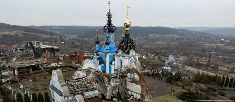 Църква в Донецка област, пострадала от руски атаки