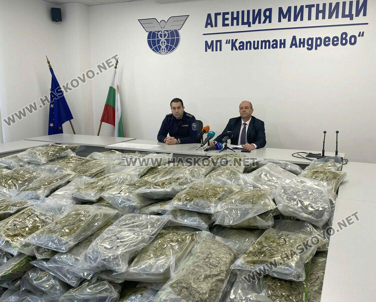 Оставиха в ареста шофьор, хванат с марихуана за над 6 милиона лева