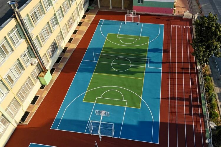 Откриха официално новата спортна площадка в ОУ "Ангел Кънчев"