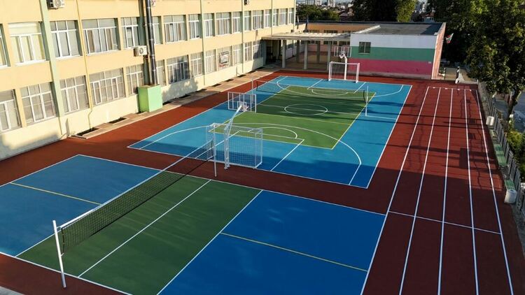 Откриха официално новата спортна площадка в ОУ "Ангел Кънчев"