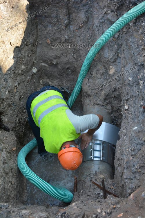 Повреди оставиха голяма част от кварталите „Македонски“ и „Овчарски“ без вода