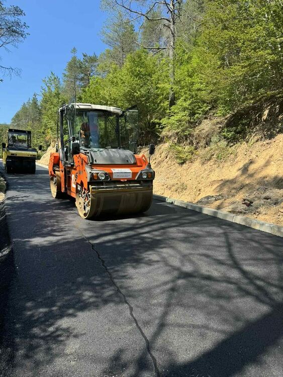 Вече има нов асфалт по пътя Витина-Поляна