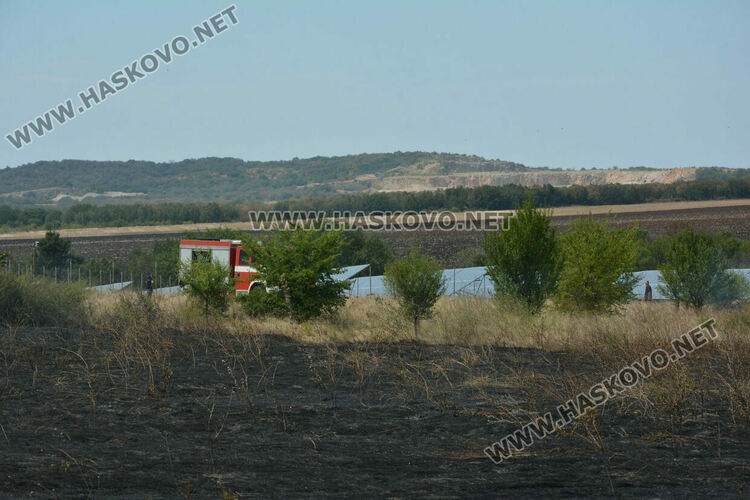 Затвориха два главни пътя към Димитровград и Пловдив заради пожара