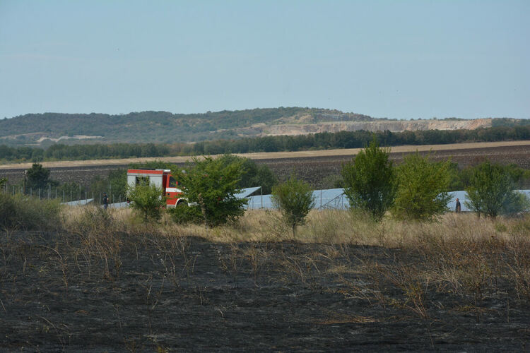 Пожарът, обхванал над 500 декара, вече е овладян