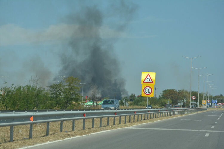 Пожарът, обхванал над 500 декара, вече е овладян
