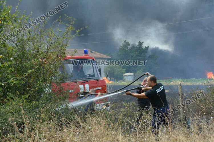 Късо съединение е причинило пожара между Хасково и Димитровград