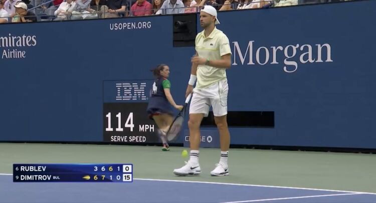 Григор Димитров е на четвъртфинал на US Open след петсетов мач