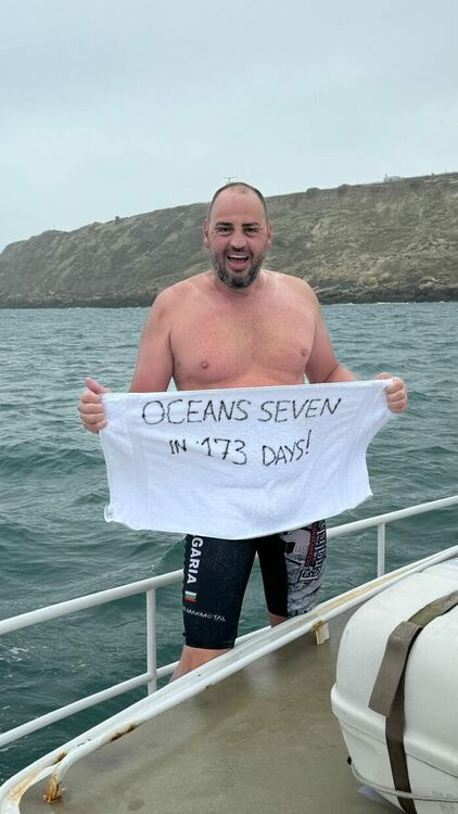 Петър Стойчев постигна световен рекорд! Oceans Seven за 173 дни!
