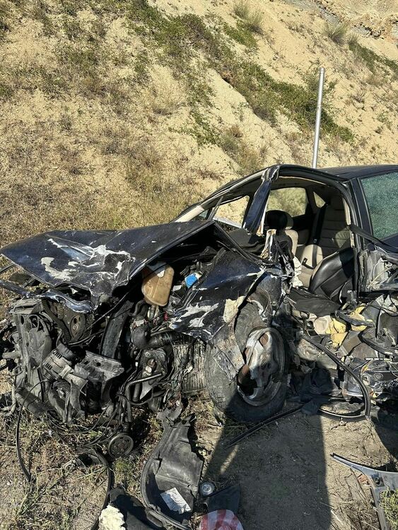 Тежка катастрофа тази сутрин при КПП Чилик,един загина на място,петима са пострадали