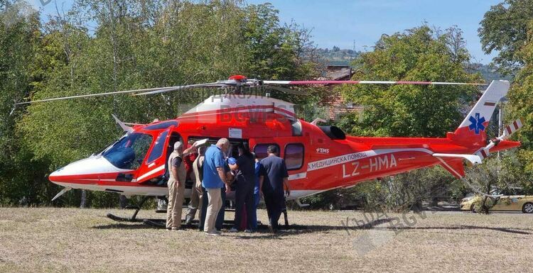 Първо транспортиране на пациент с хеликоптер от Кърджали