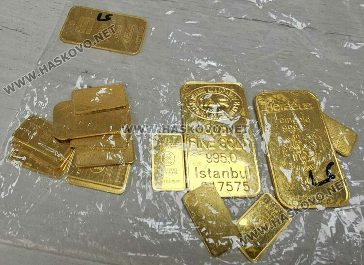 47-годишен от Стара Загора е задържаният за рекордното контрабандно злато