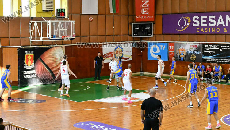 Новите в БК „Хасково“ се разиграха и победиха „Димитровград 2020“ в контрола 