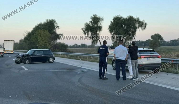 21-годишна катастрофира на магистрала „Тракия“, но остана невредима