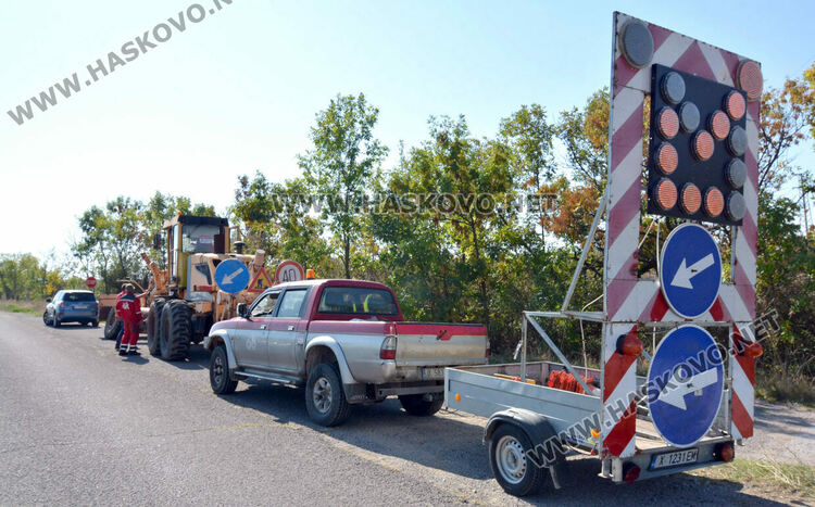 Започна дългоочакваният ремонт на стария път от Хасково към Пловдив