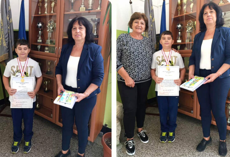 Ученик от „Климент Охридски“ със златен медал от международен конкурс за рисунка