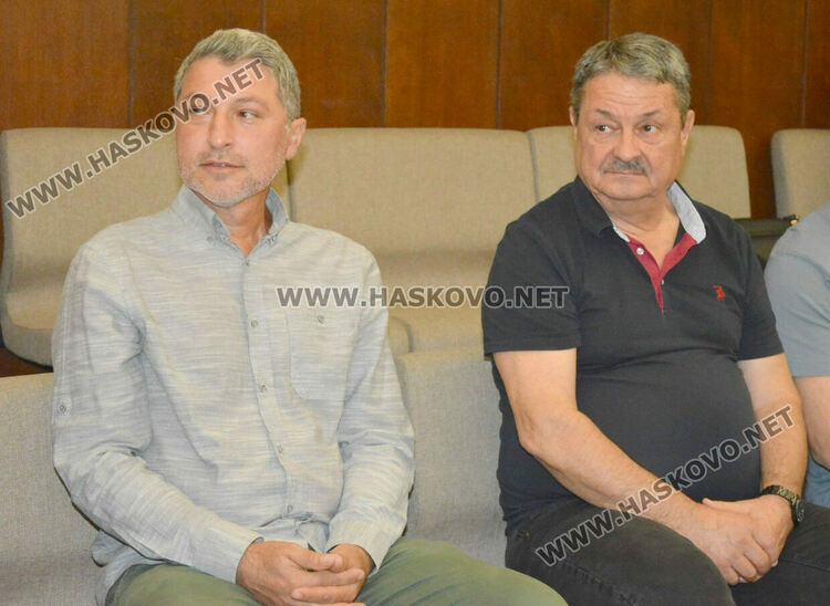 д-р Симеон Матев и проф. Георги Рачев