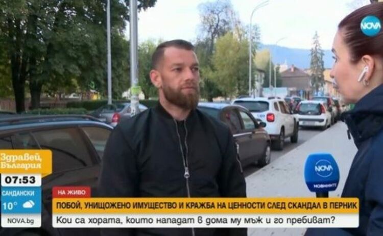 Синът на пребития мъж