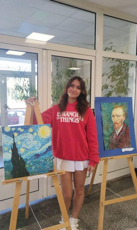 Ученици от „Рекламна графика“ в ПГТ отбелязват Международния ден на художника