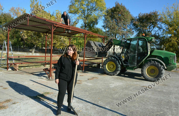 Доброволци направиха кът за отдих в село Узунджово