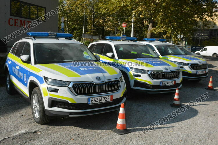 Пътна полиция в Хасково получи още 10 нови патрулки