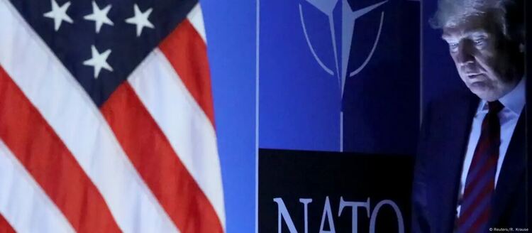 Доналд Тръмп на срещата на върха на НАТО в Брюксел през юли 2018 г.