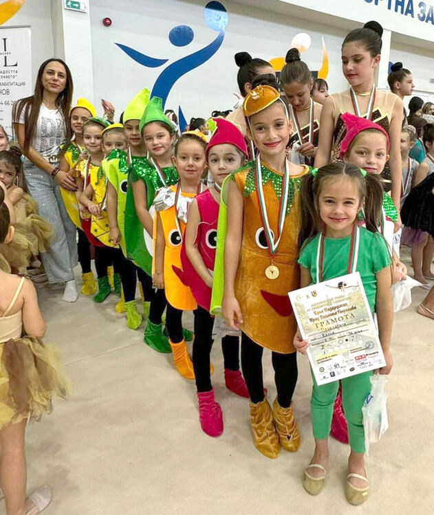 Гимнастичките на „Калия“ с призови места на международен турнир и „Приз Виолета Георгиева“