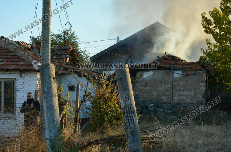 Къща изгоря в хасковския квартал „Хисаря“