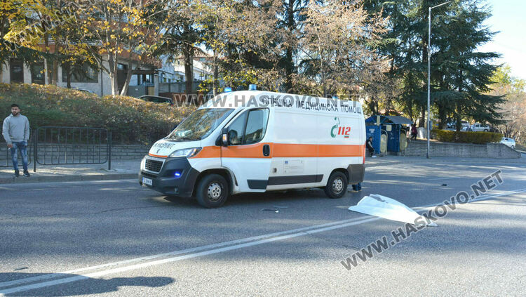 Жена загина на място при удар от БМВ на бул. „Освобождение“ в Хасково