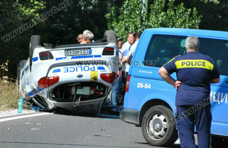 Условна присъда за полиция, причинил смъртта на колега при катастрофа с патрулка