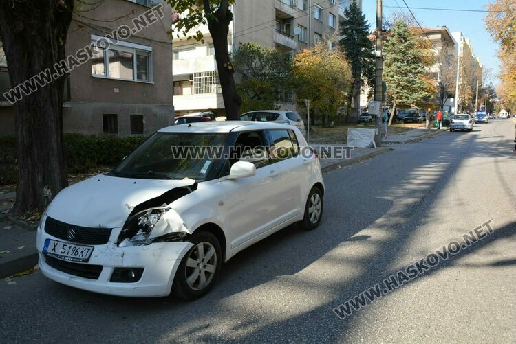 Катастрофа между 3 коли стана в Хасково 