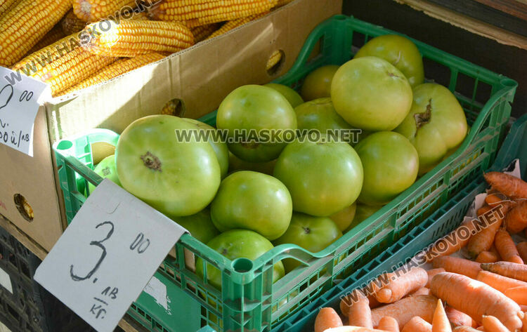 В сезона на туршиите: Зелето и зелените домати поскъпнаха на хасковския пазар