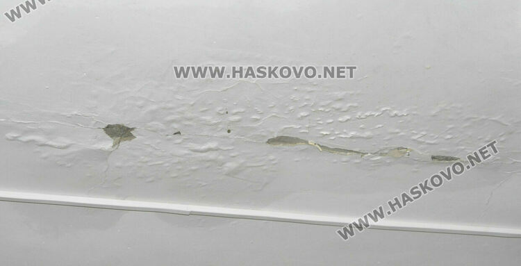 Покривът на зала „Дружба“ пак протече