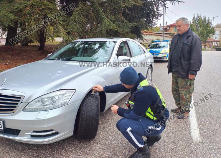 КАТ-Хасково с масирани проверки за гуми за зимни условия