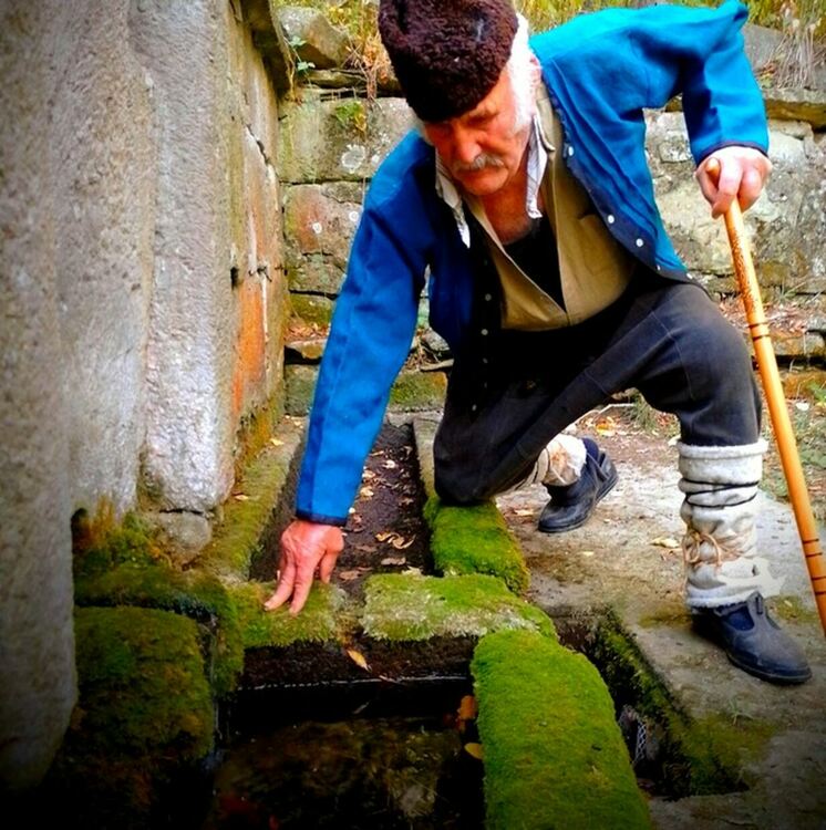 Истинският по дух и сърце родопчанин - Батката (Делчо Димов)  от с. Пчеларово на 85 години