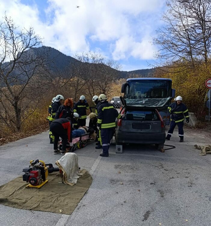 Институциите провериха и подобриха взаимодействието помежду си при извършване на спасителни действия при ПТП с пострадали