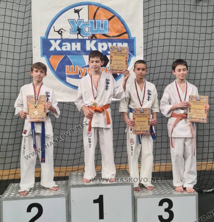 СКК „Мълния“ спечели 5 златни медала на турнира „Хан Крум“  в Шумен