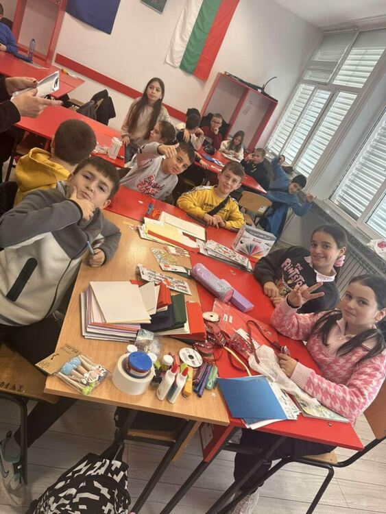 3D картички за славейковци в коледна работилница