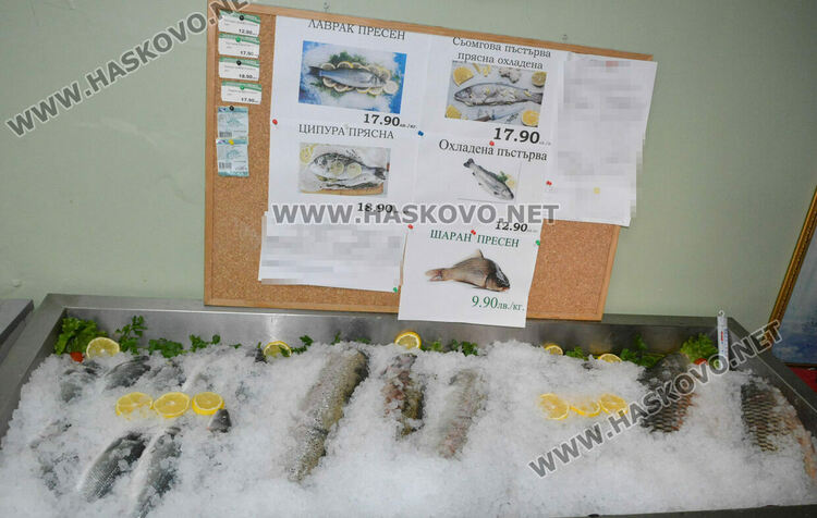 Масови проверки в магазините за риба преди Никулден в Хасково