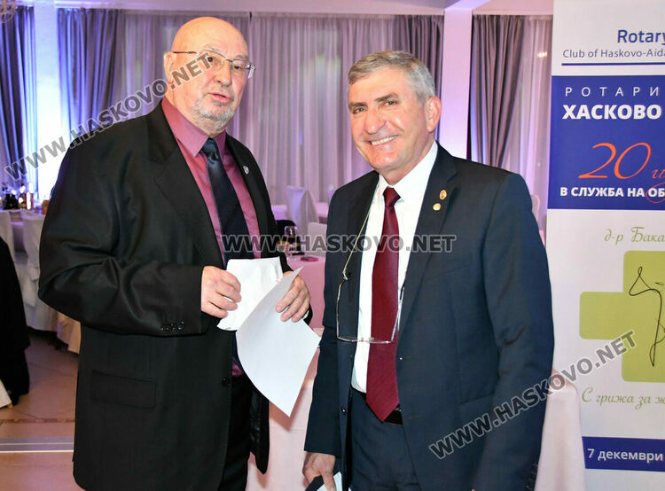 „Ротари клуб Хасково Аида - 20 години в служба на обществото“