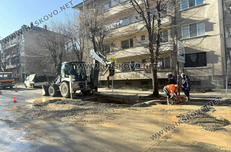 Авария остави част от кв. „Дружба-1“ в Хасково без вода