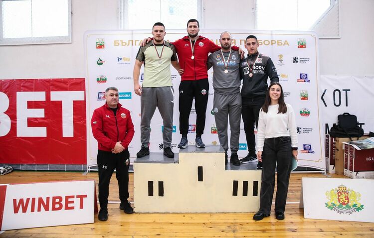 Две титли за „Димитровград“ на шампионата по борба, Мерт Славов със сребърен медал за Хасково