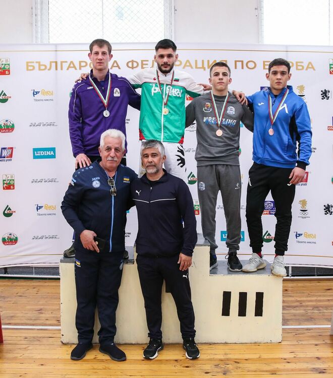 Две титли за „Димитровград“ на шампионата по борба, Мерт Славов със сребърен медал за Хасково